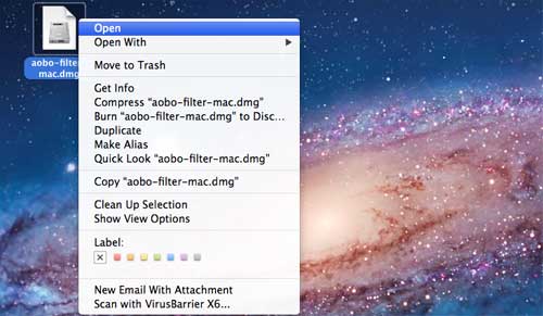 Uninstall Aobo Filter for Mac
