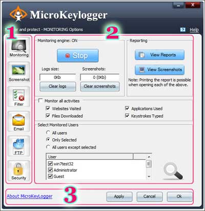 Micro Keylogger 123